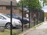 V-Mesh Paladin Mesh Fence Fitted in Car Park Bolton